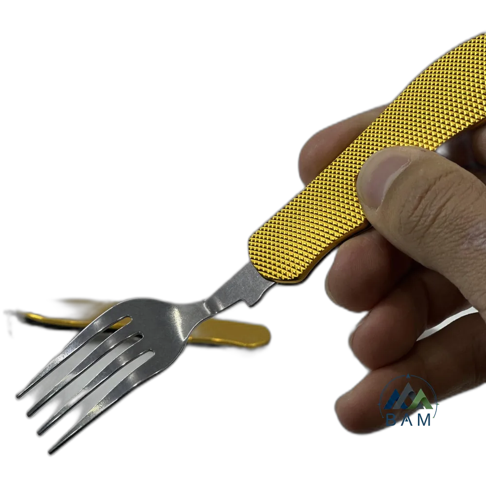 قاشق و چنگال تاشو